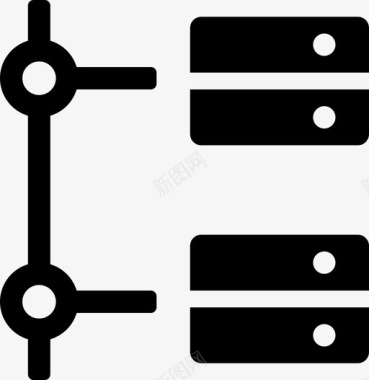 服务器服务器树联机已连接数据图标图标