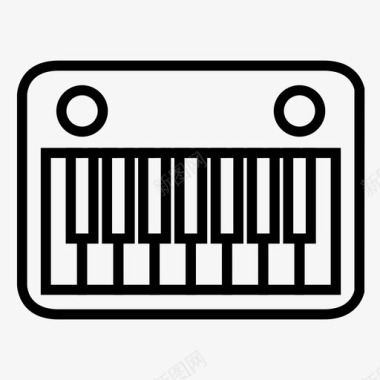 钢琴电子音乐图标图标