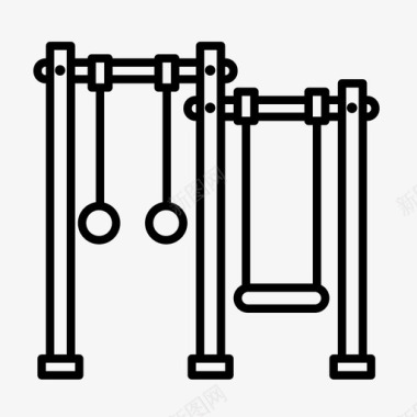 秋千孩子幼儿园图标图标