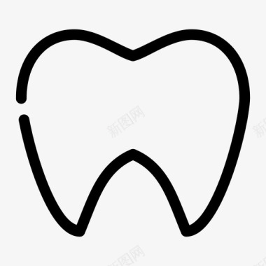 牙齿牙医健康图标图标