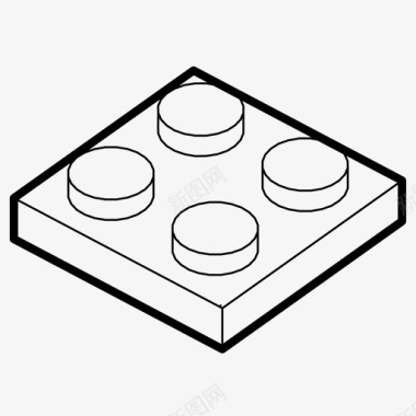 积木球玩具乐高积木建筑游戏图标图标