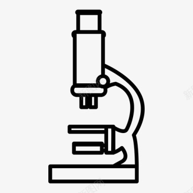 显微镜生物学化学图标图标