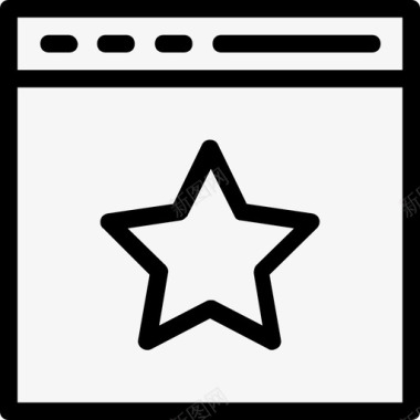 星级网络排名书签评级图标图标
