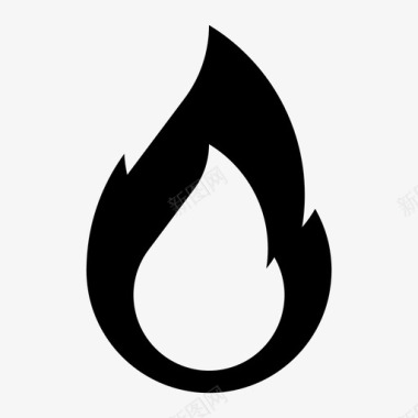 火烧热图标图标