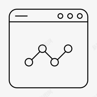 分析矢量图分析应用程序统计图标图标