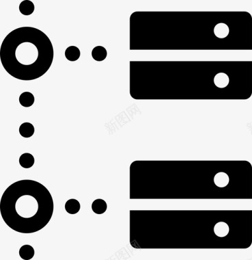 SEO和网络数据服务器树脱机数据断开连接图标图标
