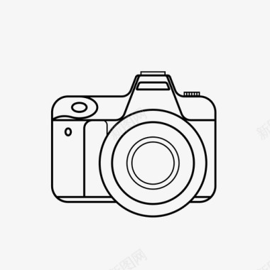 单反数码单反相机数码相机镜头图标图标