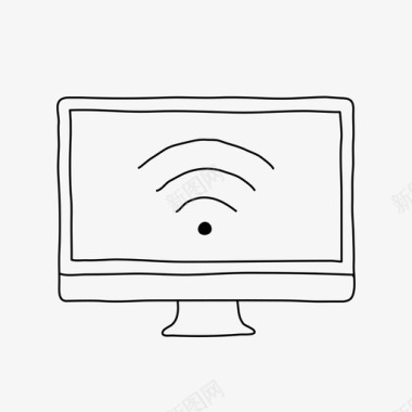 无线连接桌面wifi设备屏幕图标图标