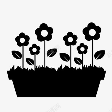 植物装饰花卉图标图标