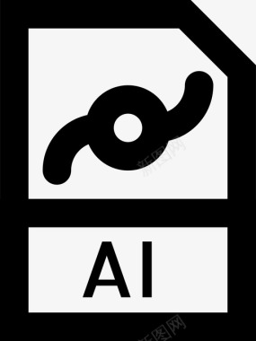 AI分层文件ai文件文档扩展名图标图标