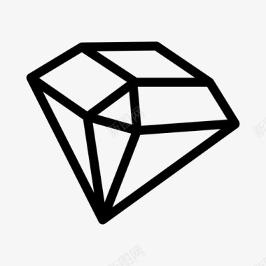 钻石辉煌水晶图标图标