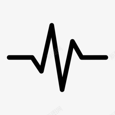 脉搏健康心跳图标图标