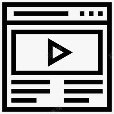 电影视频youtube图标图标