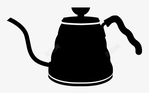v60水壶咖啡咖啡壶图标图标