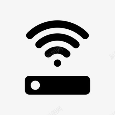 wifi站互联网调制解调器图标图标