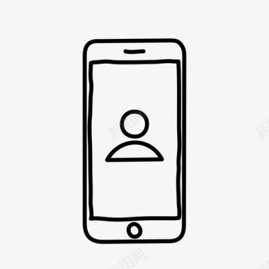 手绘三角梅iphone配置文件设备手绘图标图标