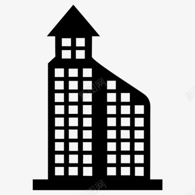建筑与城市建筑城市酒店图标图标