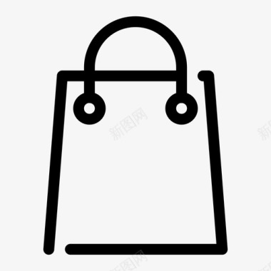 购物袋时尚箱包图标图标