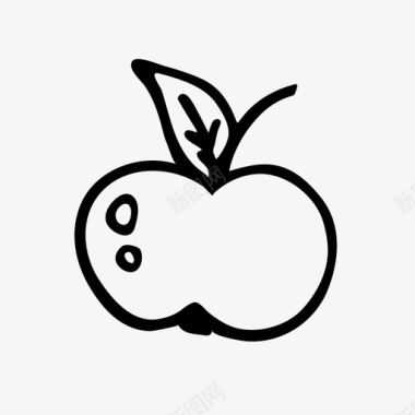 苹果卡通食品图标图标