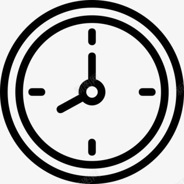 时钟时间钟表图标图标