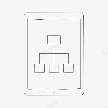 iPad手机ipad站点地图图表设备图标图标