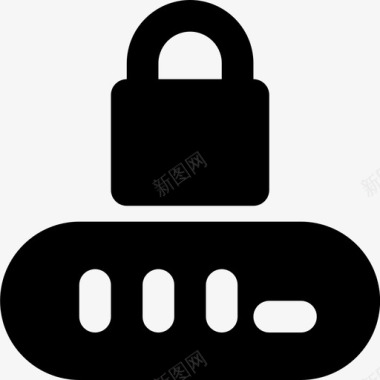 pin码保护安全图标图标