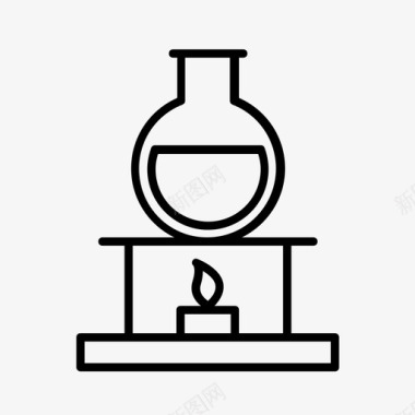 实验图标本生灯化学实验图标图标