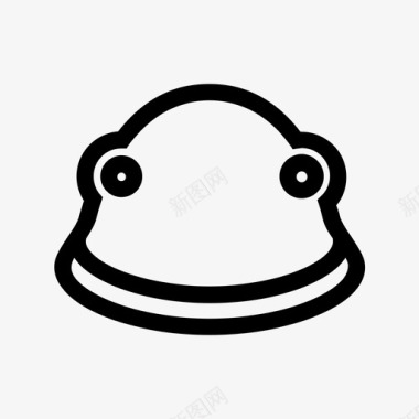 青蛙动物卡通图标图标