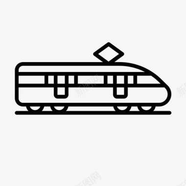火车铁路旅行图标图标