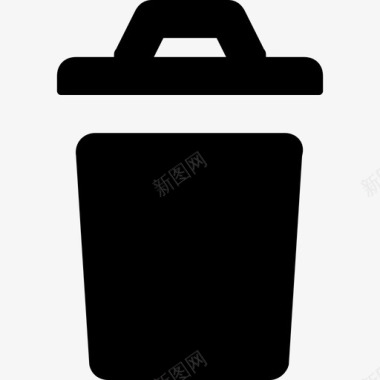 垃圾桶回收站网页和用户界面图标图标