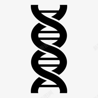 科学dna链生物学基因图标图标