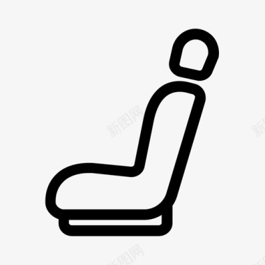 座椅座椅汽车椅子图标图标