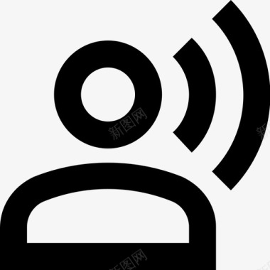 wifi用户互联网冲浪者无线互联网图标图标