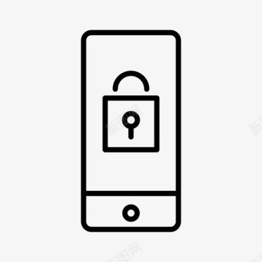 iPhone模板iphone锁设备屏幕图标图标