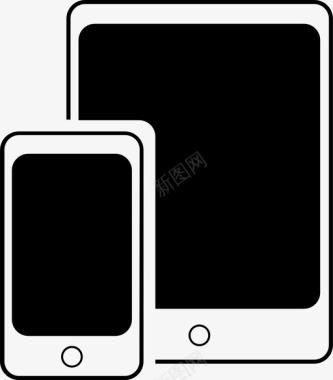 iPhone模板设备iphone手机图标图标