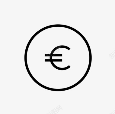 火焰欧元图标欧元货币金融货币图标图标