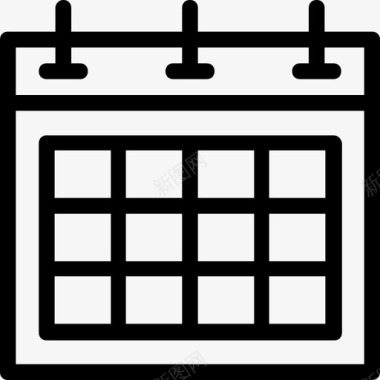 时间表议程日历图标图标