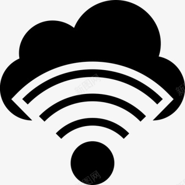 云wifi免费互联网图标图标