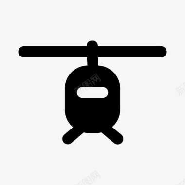 直升机自动转机旋风鸟图标图标