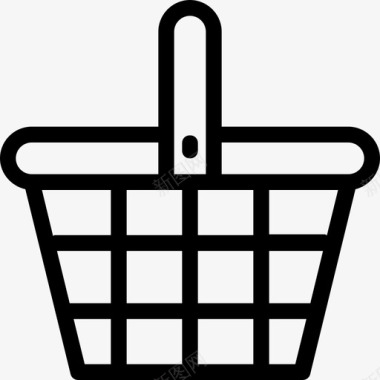 购物篮数字营销图标图标