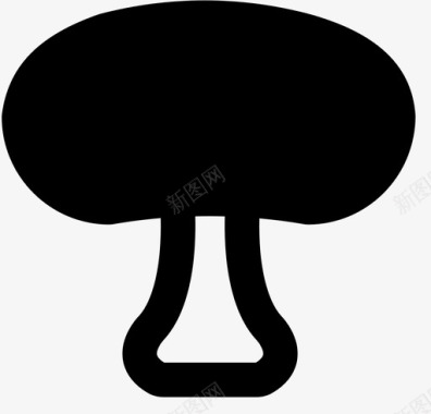 蘑菇食用饲料图标图标