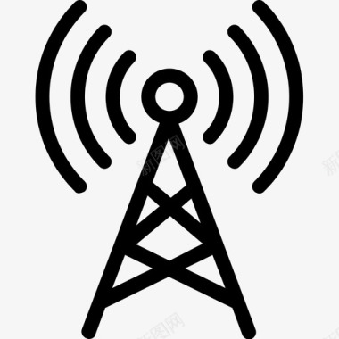 无线网信号wifi塔信号wifi天线图标图标