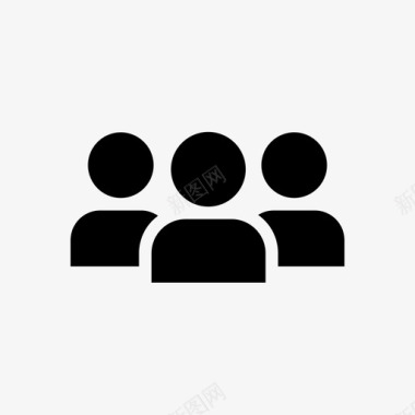 用户三个用户三个朋友三个人图标图标