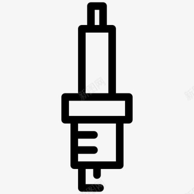 四射火花点火汽车维修图标图标