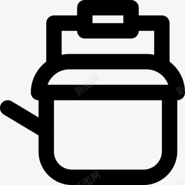 开水壶饮料水壶图标图标