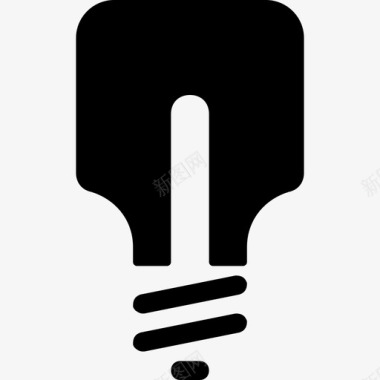 灯泡环保灯泡电灯泡图标图标