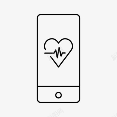 iphone心率设备心率图标图标