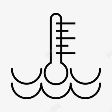 矢量热绿茶温度冷发动机图标图标