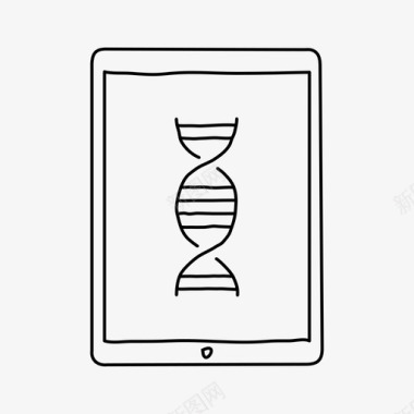 点屏幕ipaddna设备遗传学图标图标