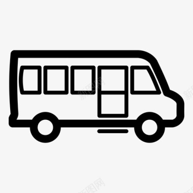 旅游车辆公共汽车城市巴士图标图标
